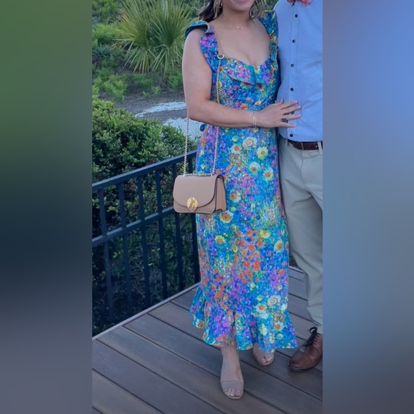 Floral Sleeveless Maxi Dress - Multicolor - Picture 2 of 4